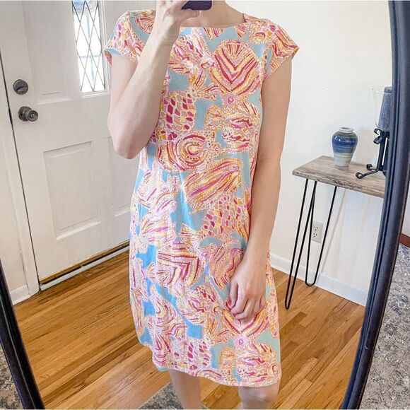 Lilly Pulitzer Loren Breakwater Mini Dress M - Picture 1 of 9